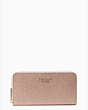 Kate Spade,tinsel boxed large continental wallet,60%,Rose Gold