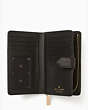 Kate Spade,tinsel boxed medium compartment bi fold wallet,60%,Black