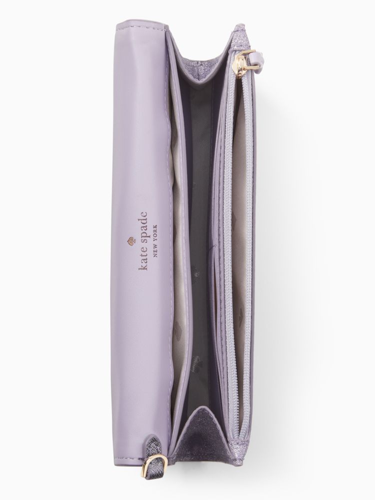 Kate Spade,tinsel boxed medium phone wristlet,60%,Lilac Frost