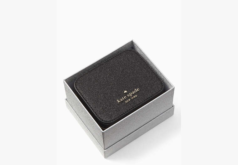 Kate Spade,tinsel boxed jewelry holder,60%,Black