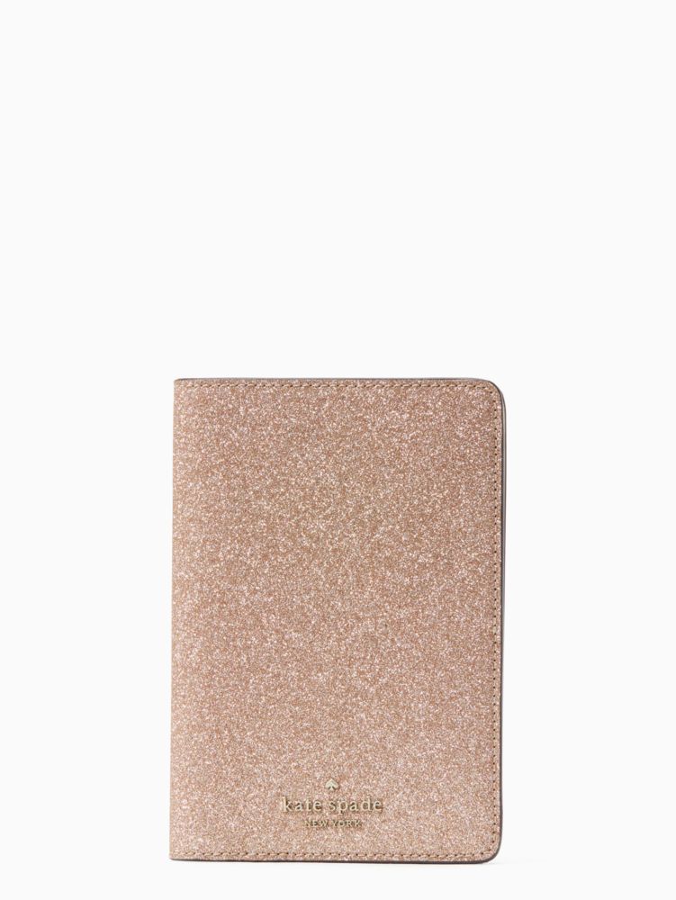 Kate spade cheap glitter luggage tag