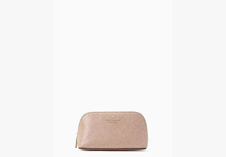 Kate Spade,tinsel small cosmetic case,60%,Rose Gold