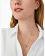 Kate Spade,disney x kate spade new york minnie pendant necklace,Clear Multi