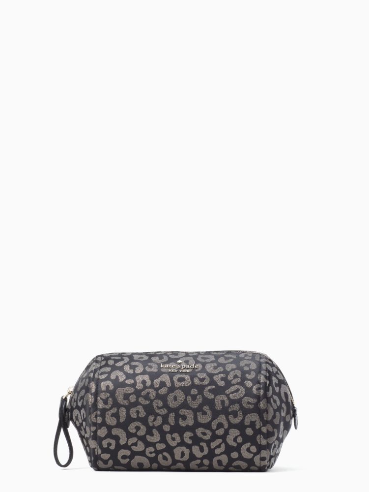 Kate Spade,chelsea medium cosmetic bag,Black Multi