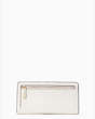 Kate Spade,darcy large slim bifold wallet,Cream Multi