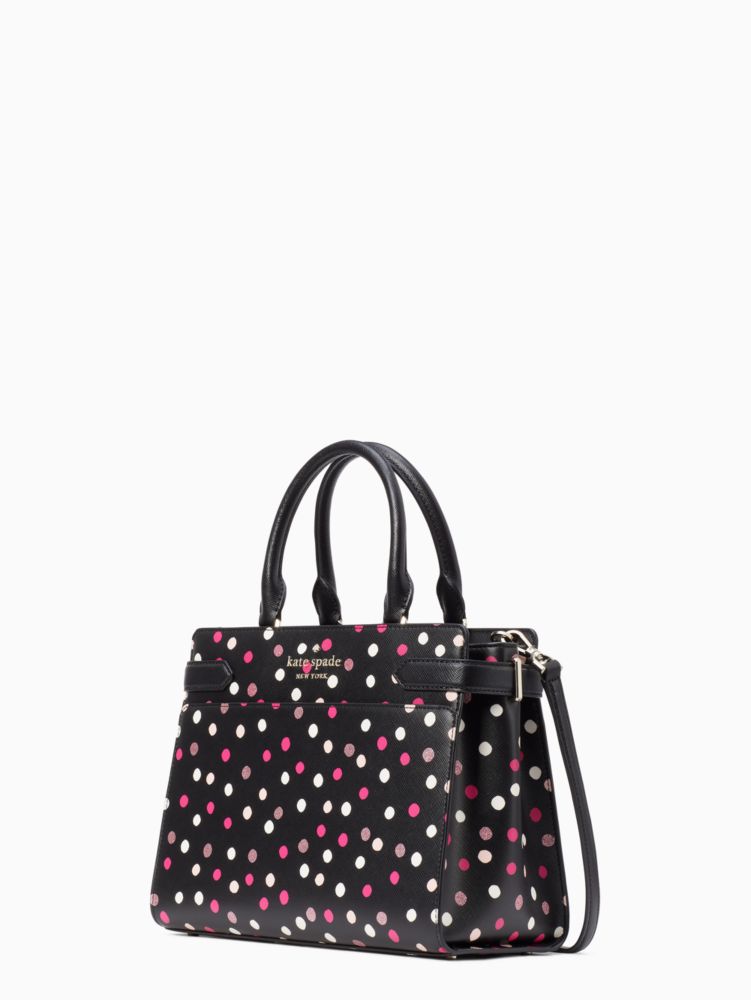 Kate Spade,staci medium satchel,60%,Black Multi