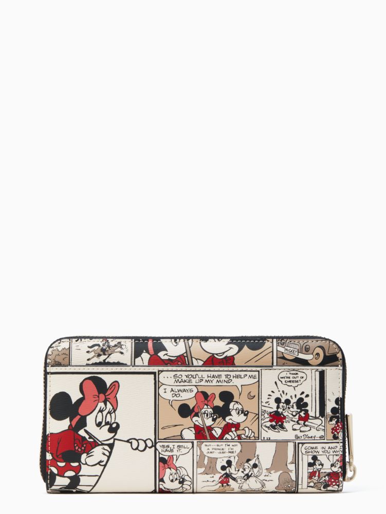 Kate Spade,disney x kate spade new york mickey mouse large continental wallet,