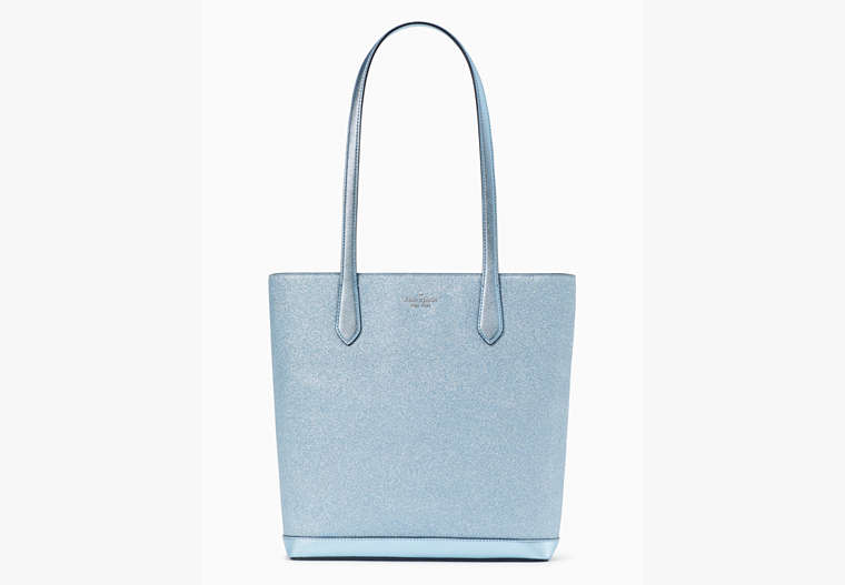 Kate Spade,Glitter Tinsel Tote,75%,Frosty Sky image number 0