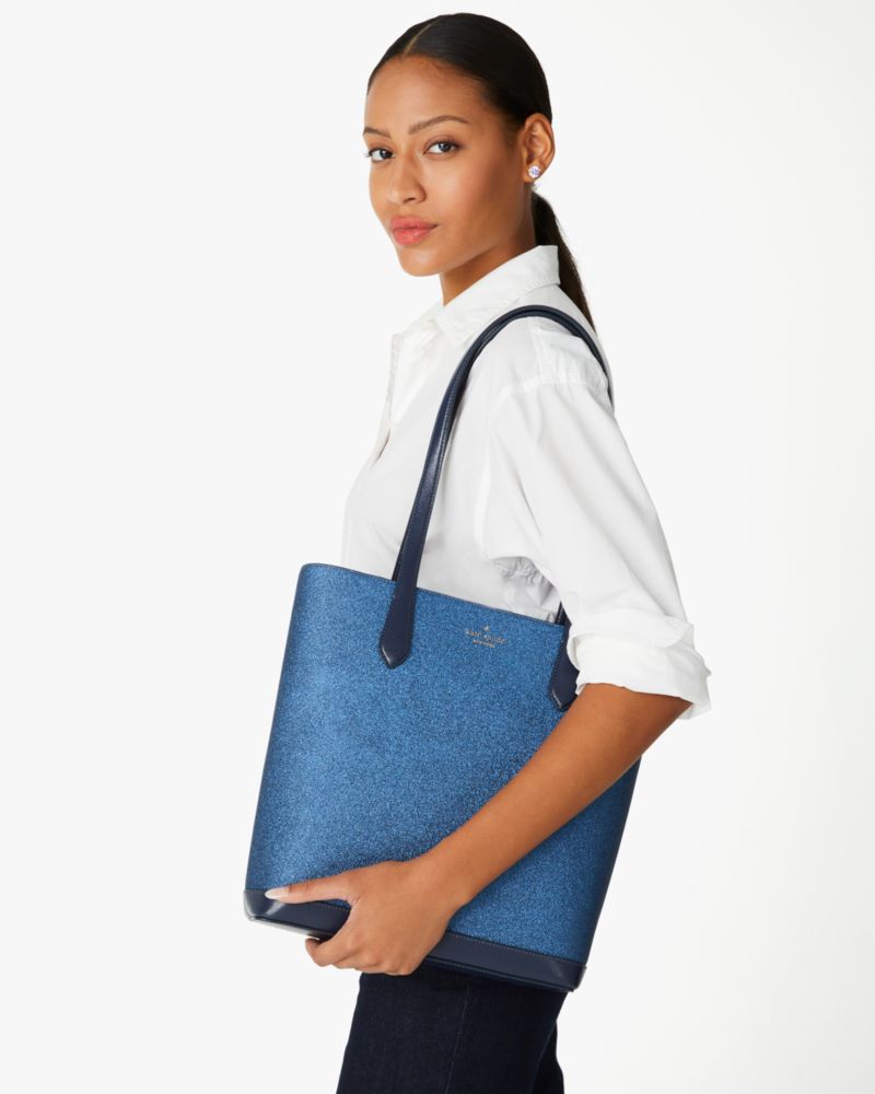 Kate Spade New York,Tinsel Glitter Crossbody Bag (Lilac frost): Handbags