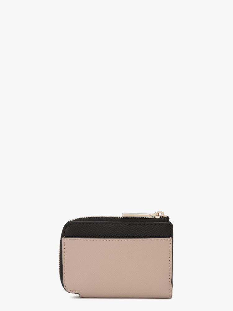 Kate Spade,ステイシー カラーブロック サフィアーノ レザー キー ホルダー,財布小物,ウォームベージュマルチ