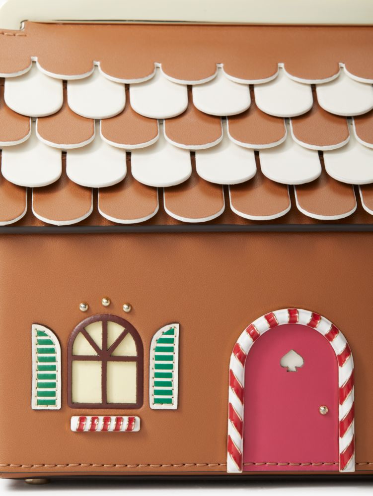 Kate Spade Gingerbread House Novelty Crossbody Handbag Rare Holiday  Collection