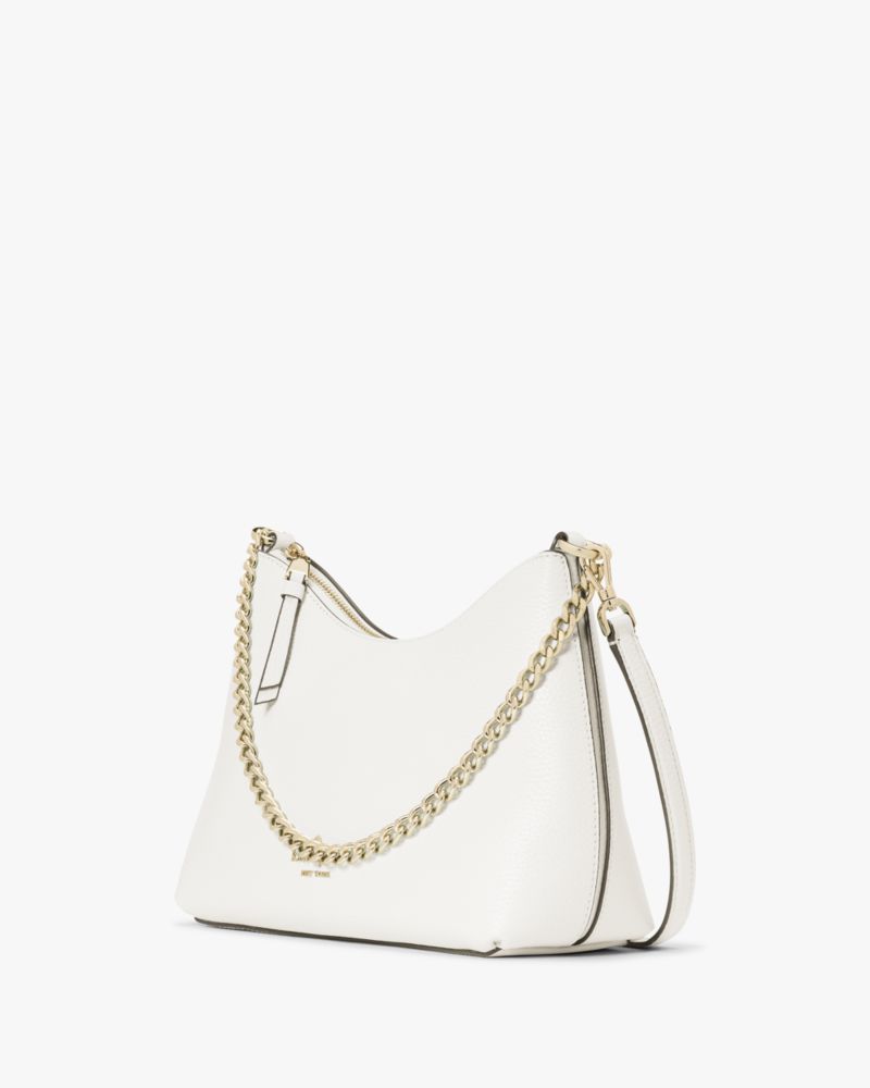 Kate Spade,Zippy Convertible Crossbody,Leather,Crossbody,Logo,Metal,Lined,Gold Metal,Casual,