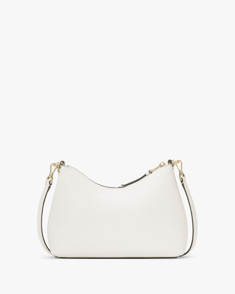 Kate Spade,Zippy Convertible Crossbody,Leather,Crossbody,Logo,Metal,Lined,Gold Metal,Casual,