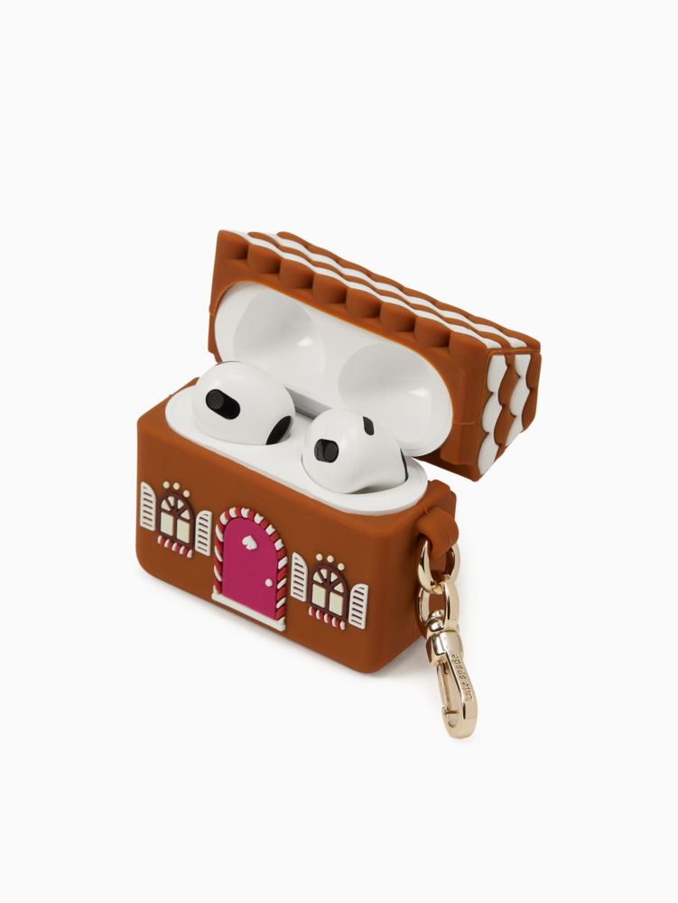 Kate Spade,ジンジャーブレッド シリコン エアーポッズ 3 ケース,テック,マルチ