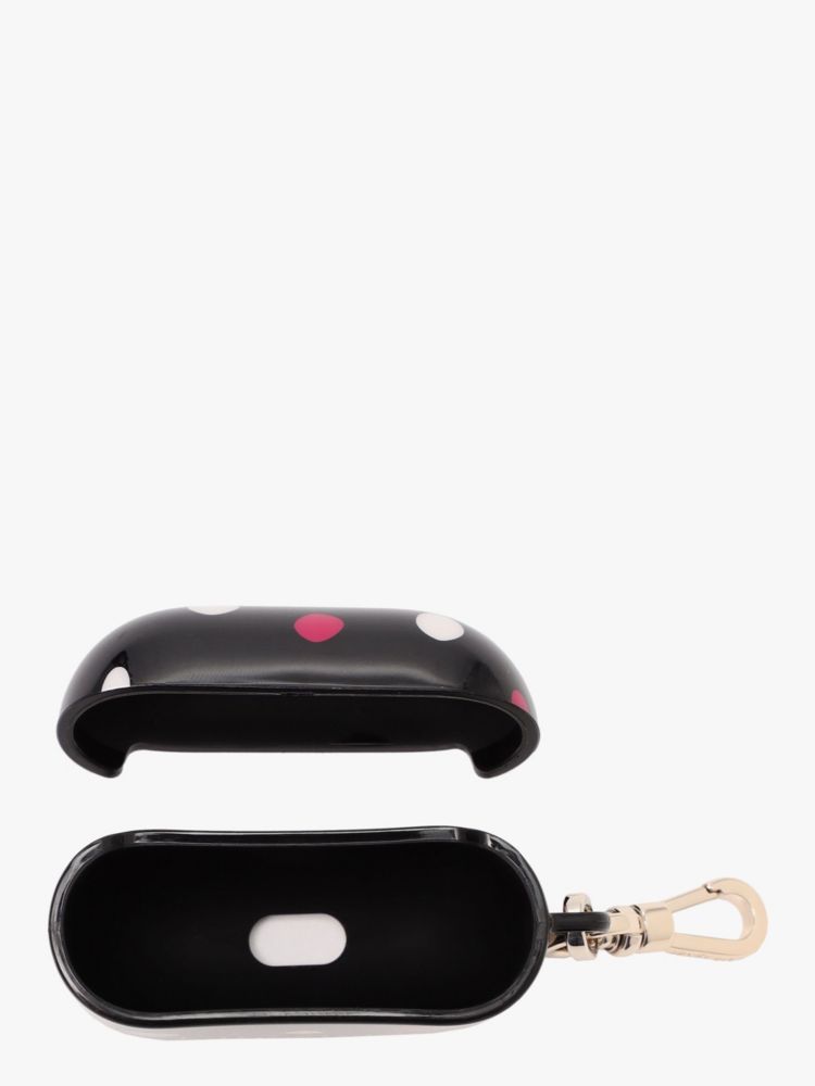 Kate Spade,Glimmer Dot Printed Airpod Gen 3 Case,Black Multi