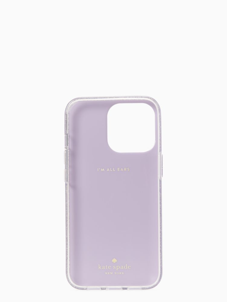 Kate Spade,glitter stability ring resin iphone 13 Pro case,