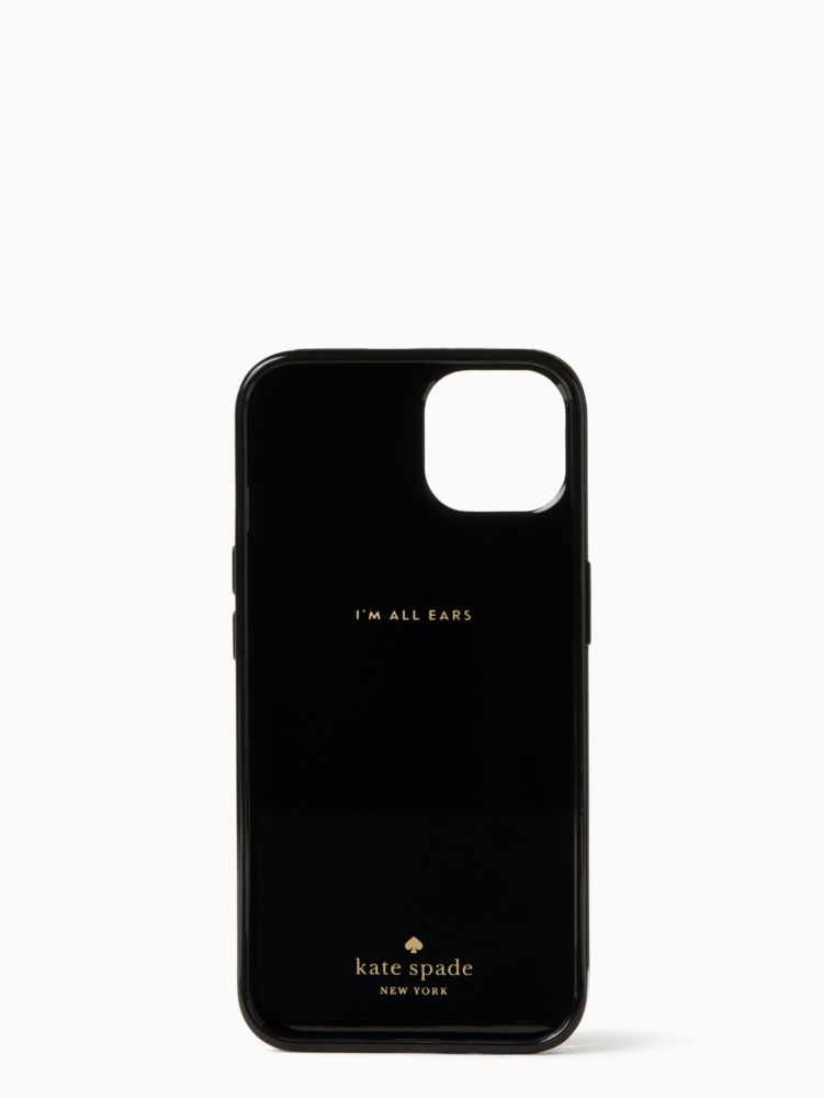 Kate Spade,Graphic Leopard Resin iPhone 13 Case,