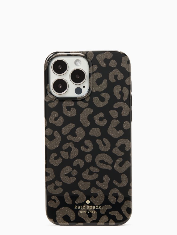 Graphic Leopard Resin I Phone 13 Pro Max Case Kate Spade Outlet