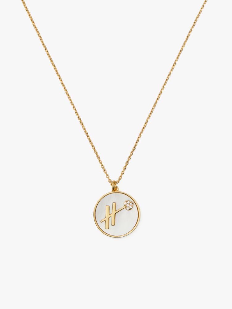 Kate Spade,Zodiac In The Stars Mother Of Pearl Pendant,