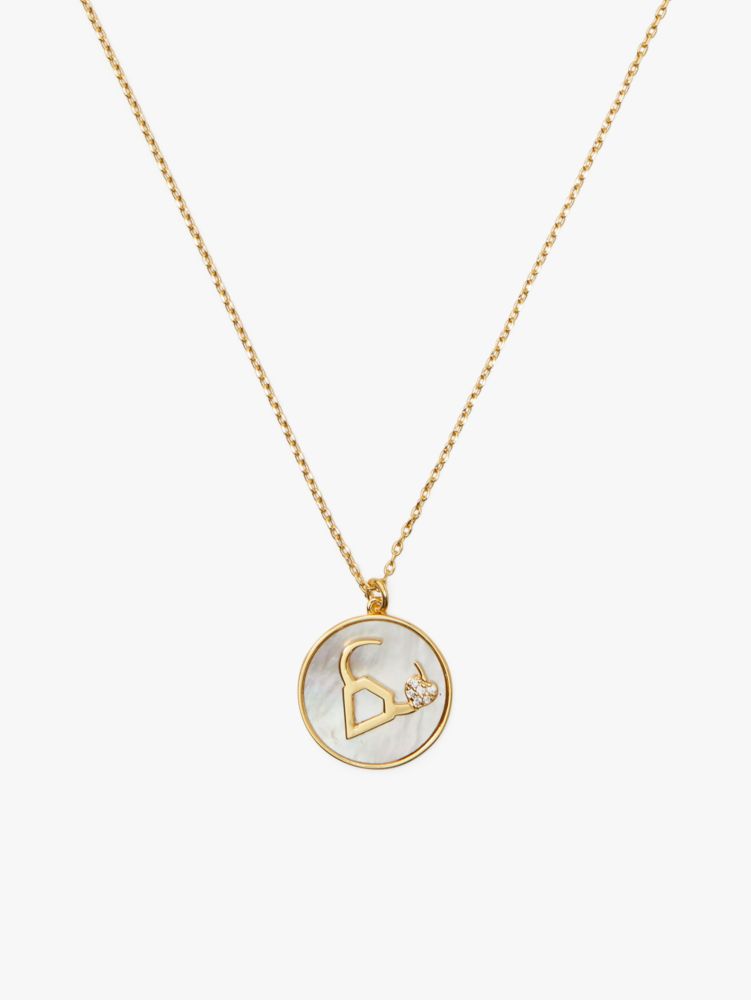 Kate spade store taurus necklace