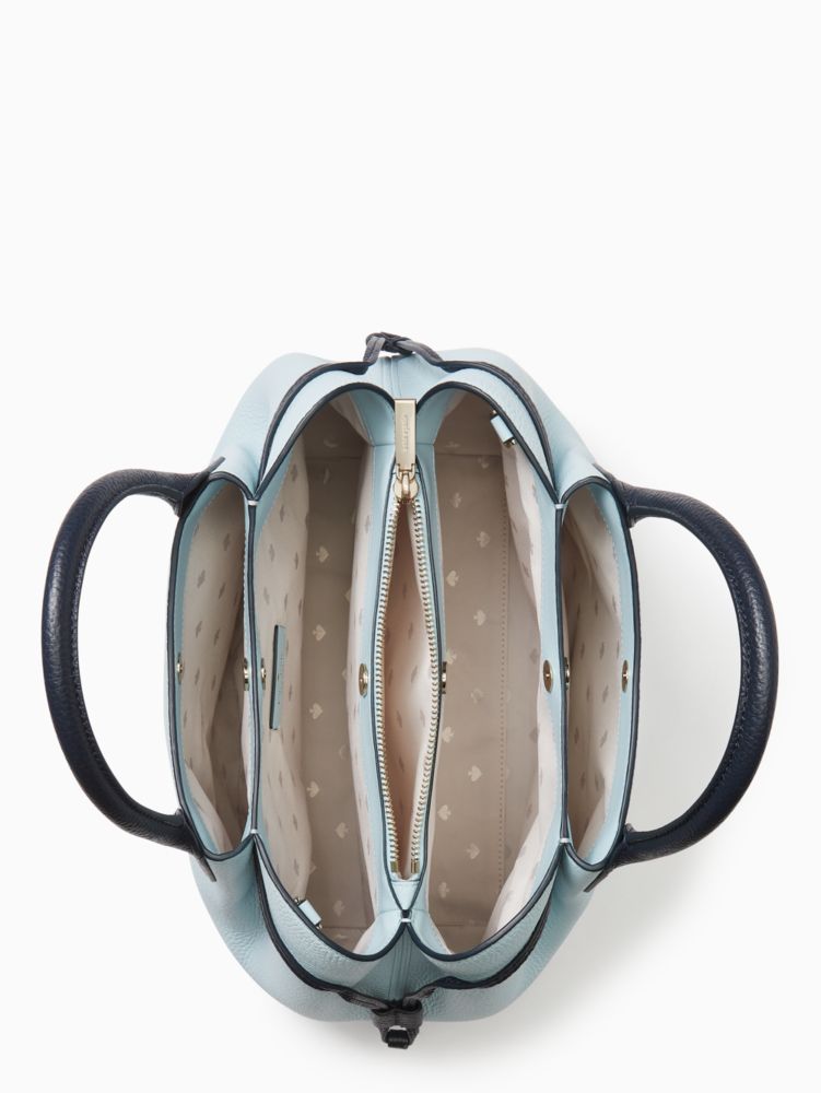 Kate Spade,ダンプリン カラーブロック ラージ トリプル コンパートメント サッチェル,バッグ,フロスティスカイマルチ