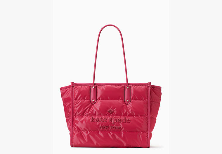 Kate Spade,Ella Puffy Extra Large Tote,Festive Pink