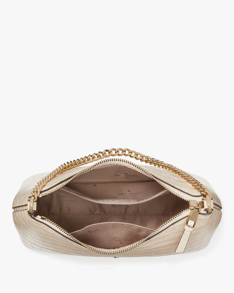 Kate Spade,Zippy Croc Embossed Convertible Crossbody,