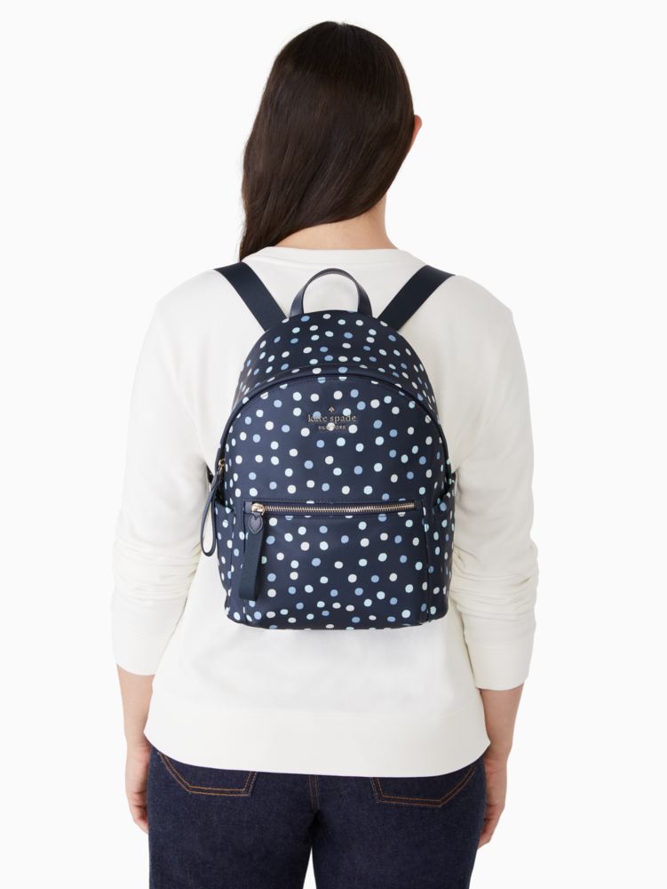 Kate Spade,chelsea medium backpack,60%,Blue Multicolor