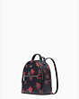 Kate Spade,perry leather small backpack,Black Multi