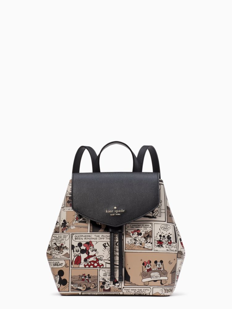 Kate Spade,disney x kate spade new york minnie mouse flap backpack,