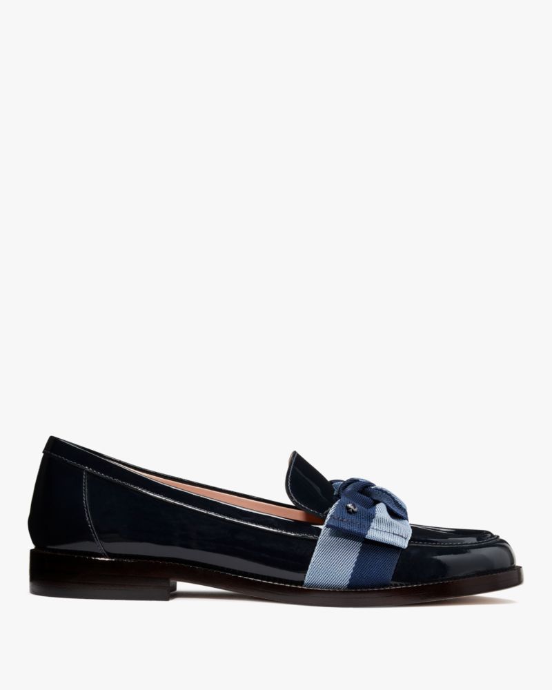 Kate Spade Leandra Loafers Captain Navy Blue Glow 5