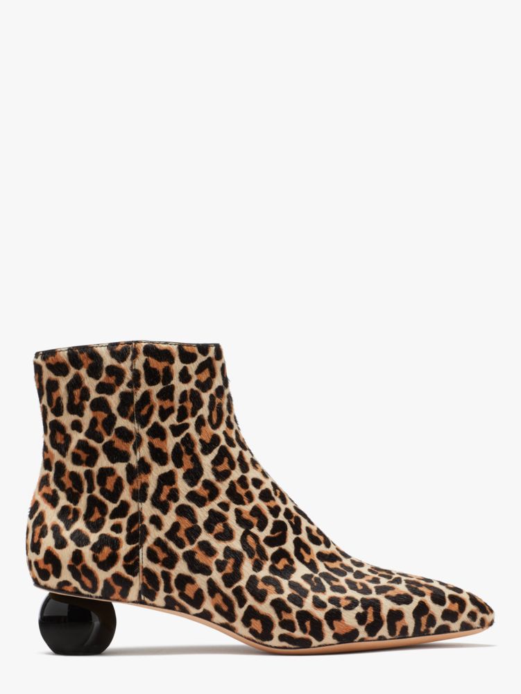 Leopard calf 2024 hair booties