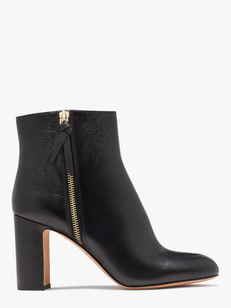 Kate Spade,Knott Zip Booties,Casual,Black