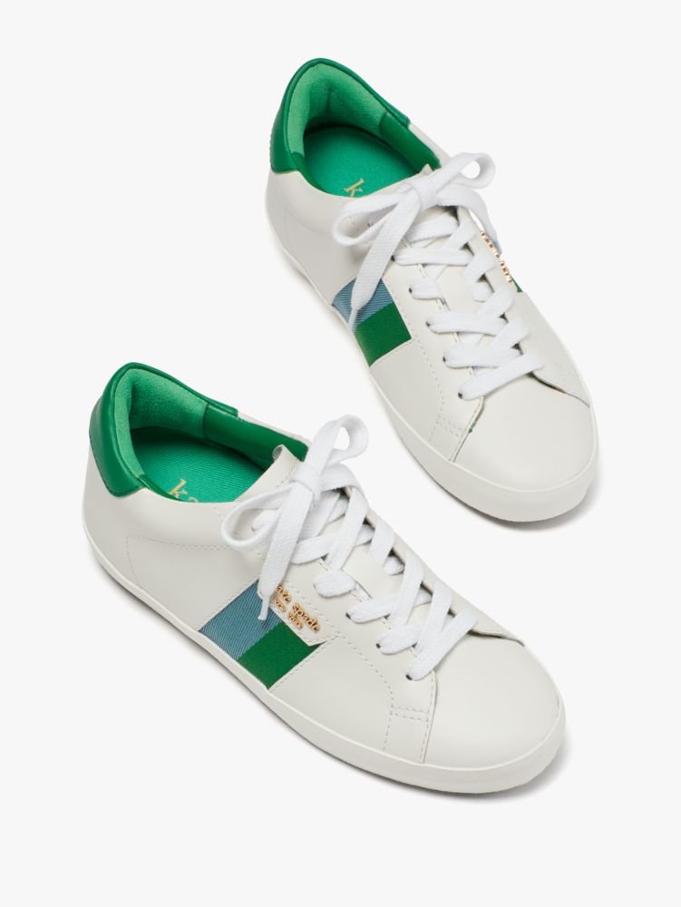 Kate Spade,Flash Sneakers,Casual,Optic White/Olive Blue