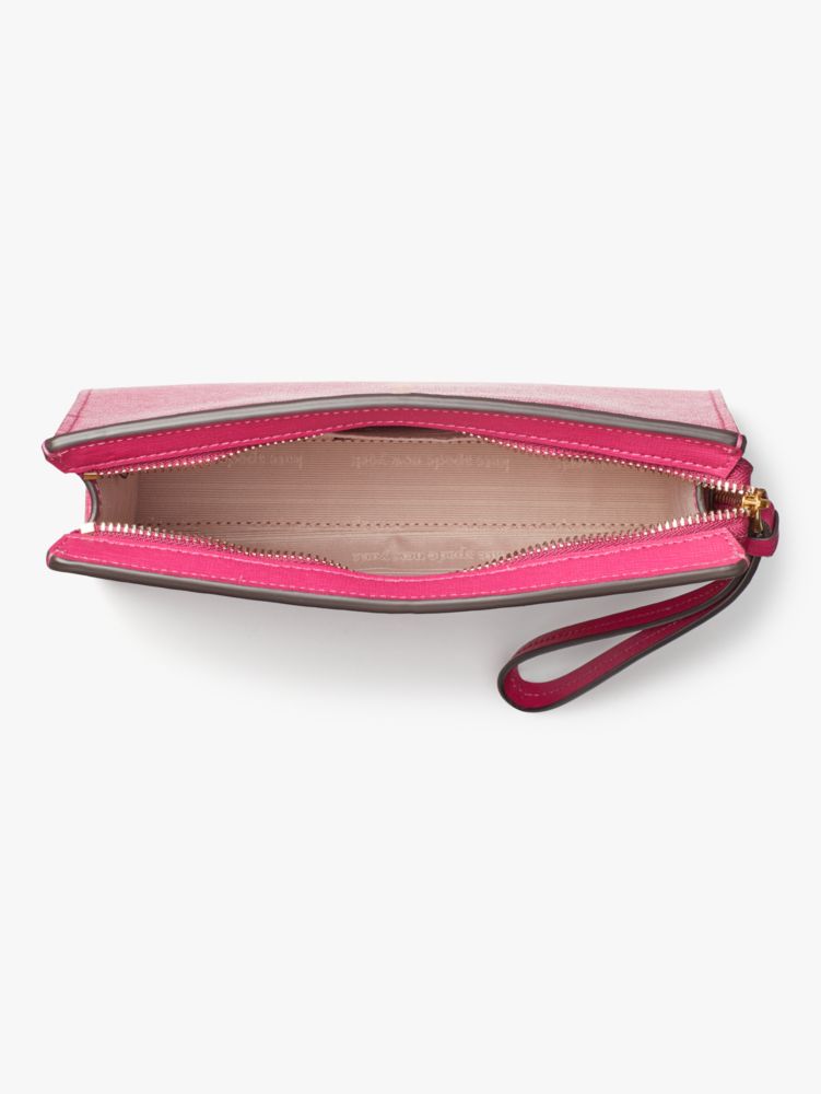 Kate Spade,Morgan Gusseted Wristlet,Plum Liqueur