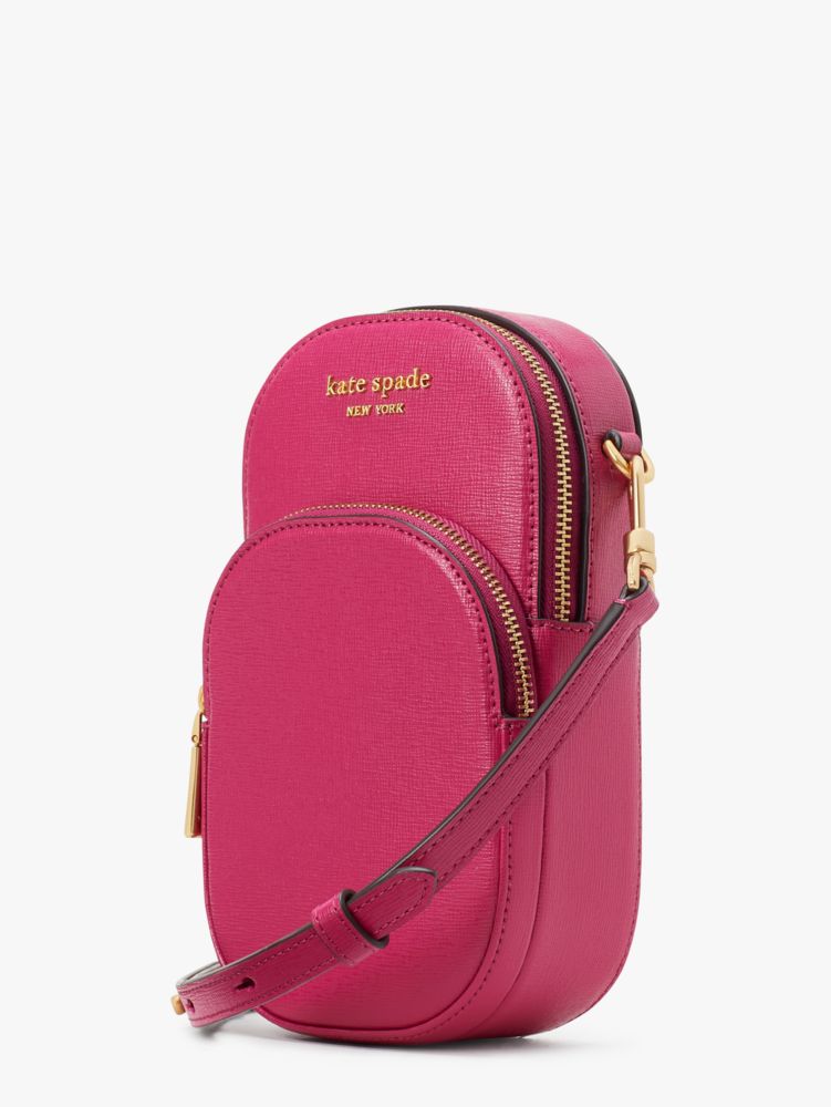 Kate Spade,Morgan North South Phone Crossbody,Small,Plum Liqueur