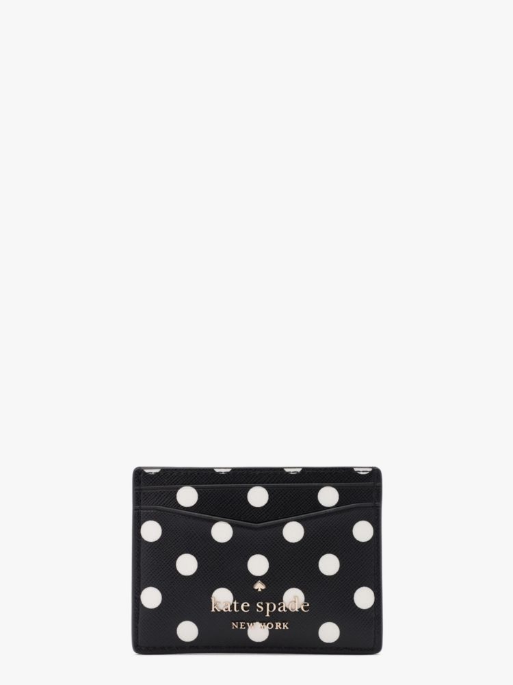 Kate Spade,チアーズ ボックス カード ケース アンド キーフォブ セット,財布小物,ブラックマルチ