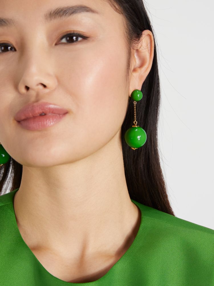 Kate Spade,Have A Ball Linear Earrings,