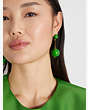 Kate Spade,Have A Ball Linear Earrings,Ks Green