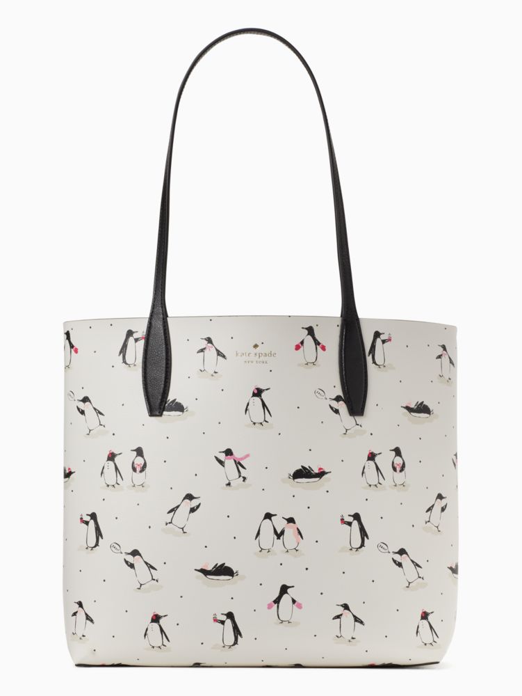 Kate spade penguin tote on sale