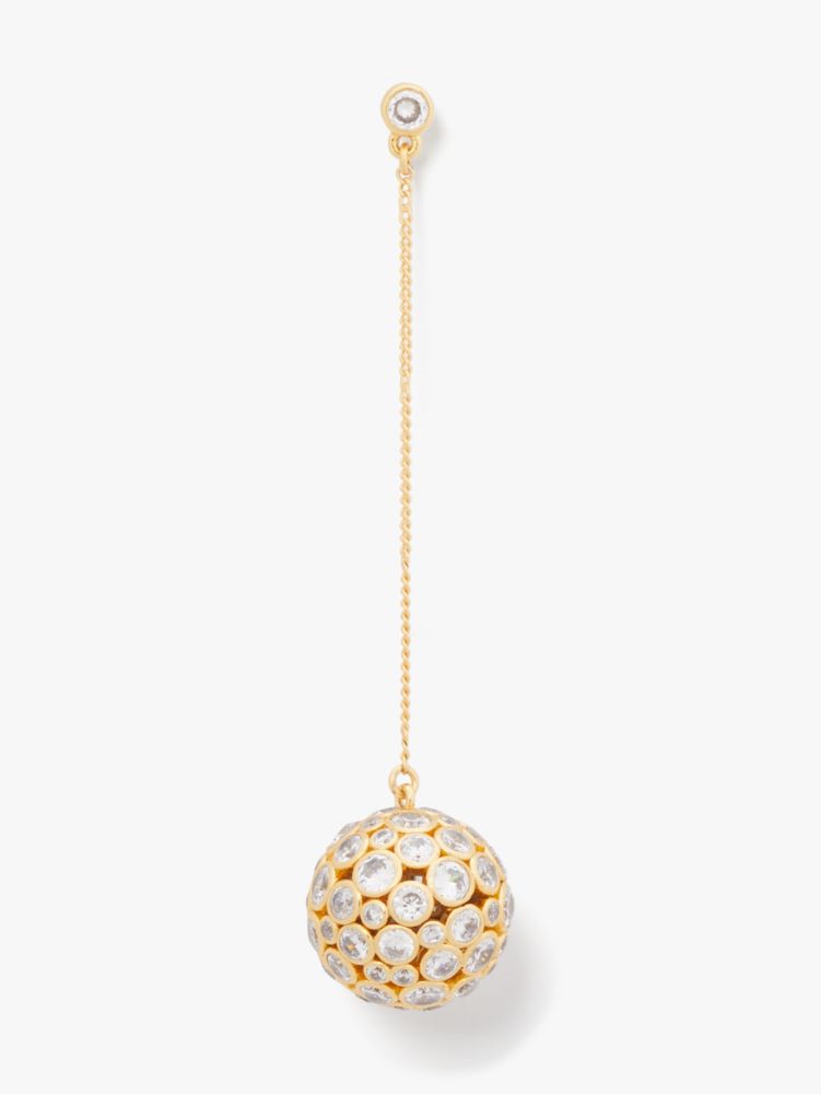 On The Dot Sphere Linear Earrings, , Product