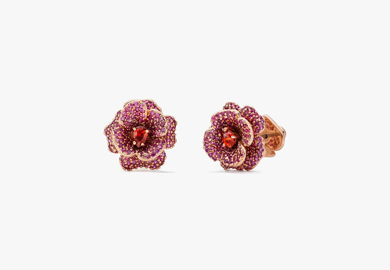 Rosy Studs, Red Multi, Product
