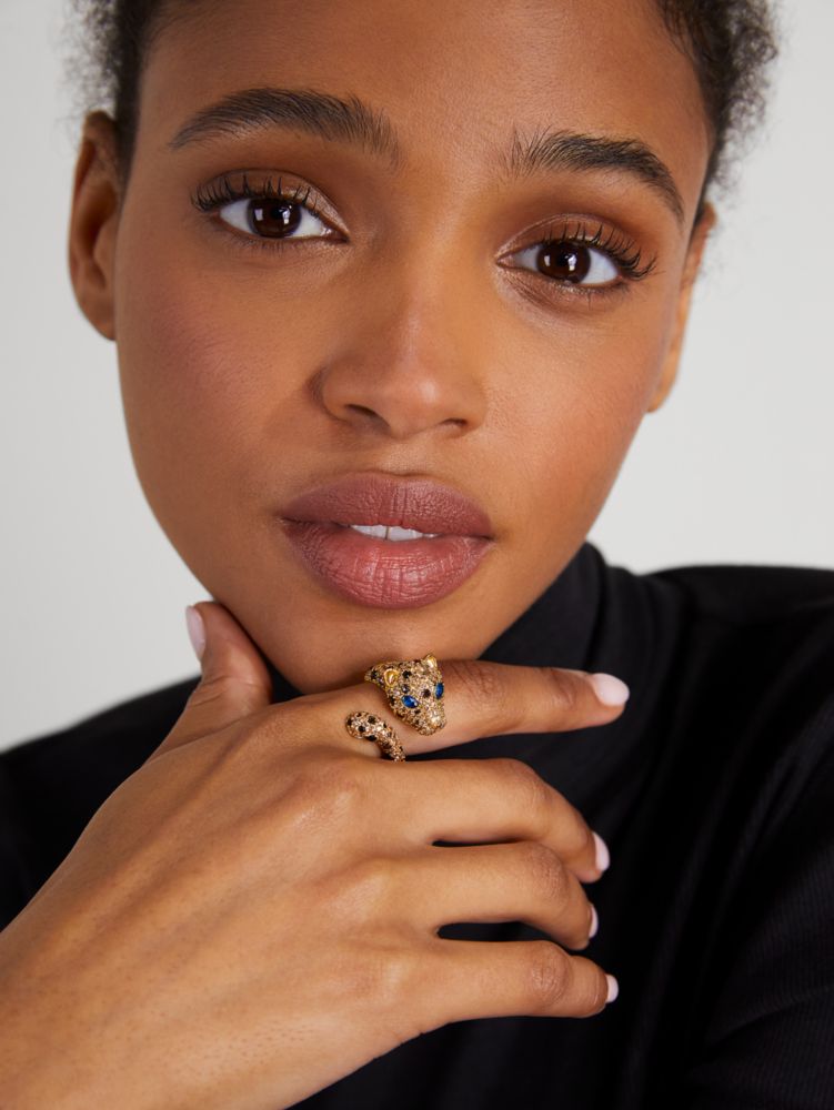 Fierce Leopard Wrap Ring | Kate Spade New York