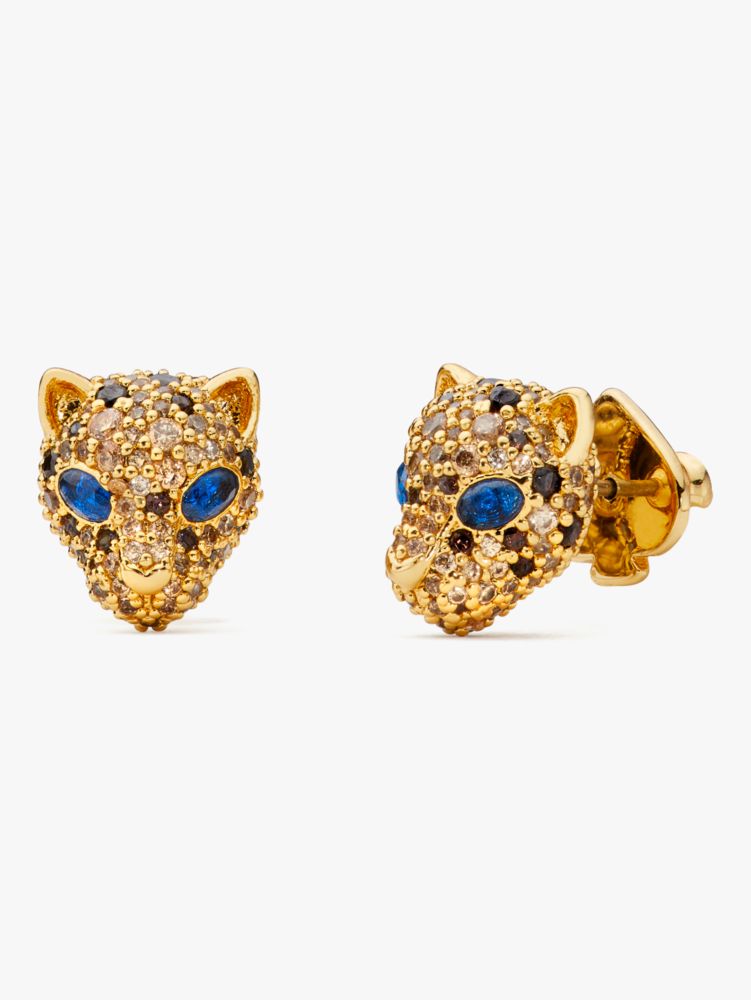 Kate Spade,Fierce Leopard Studs,