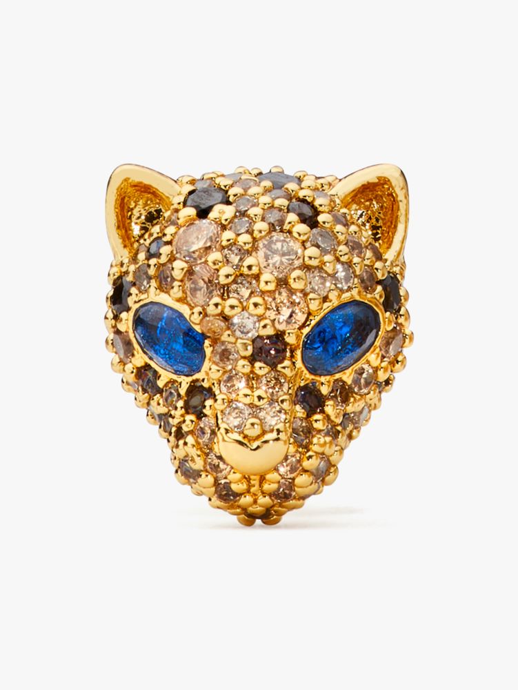 Fierce Leopard Studs, , Product