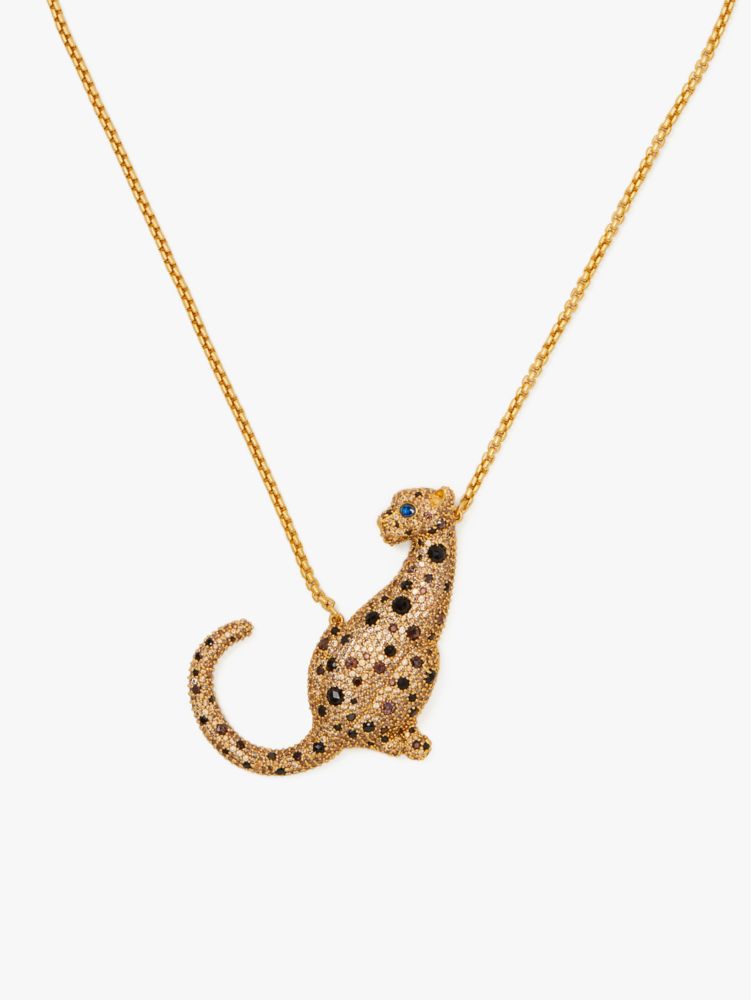 Fierce Leopard Statement Pendant, , Product