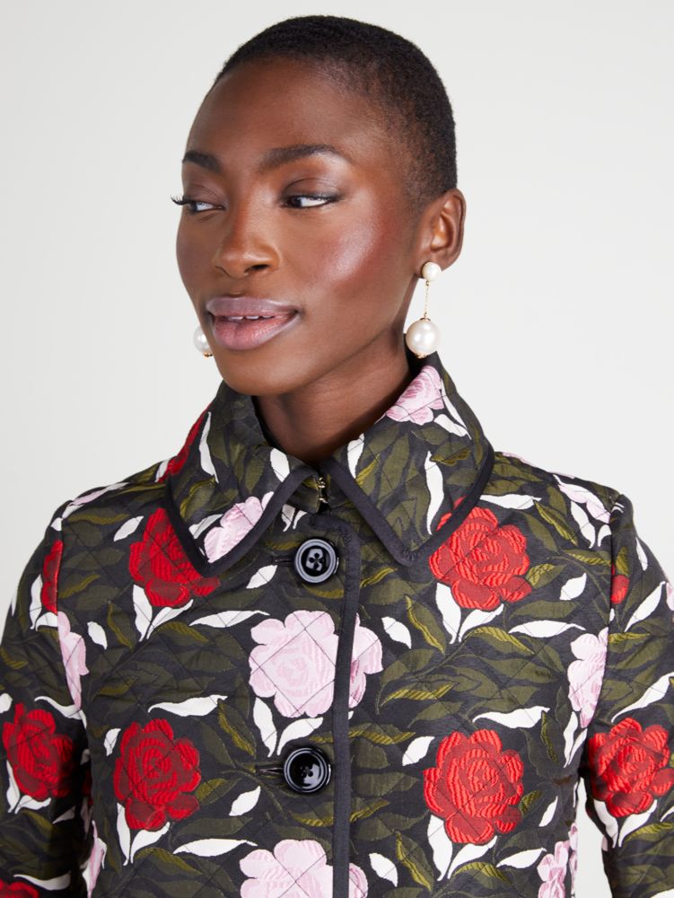 Kate Spade,Rose Garden Brocade Topper,