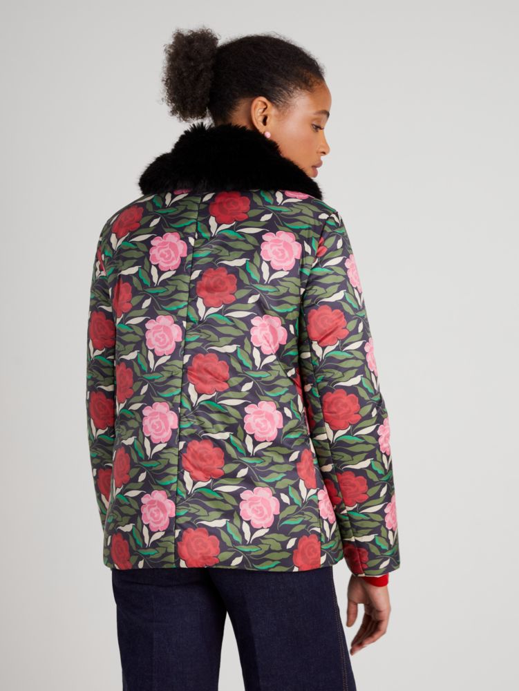 Kate Spade,Rose Garden Puffer Jacket,