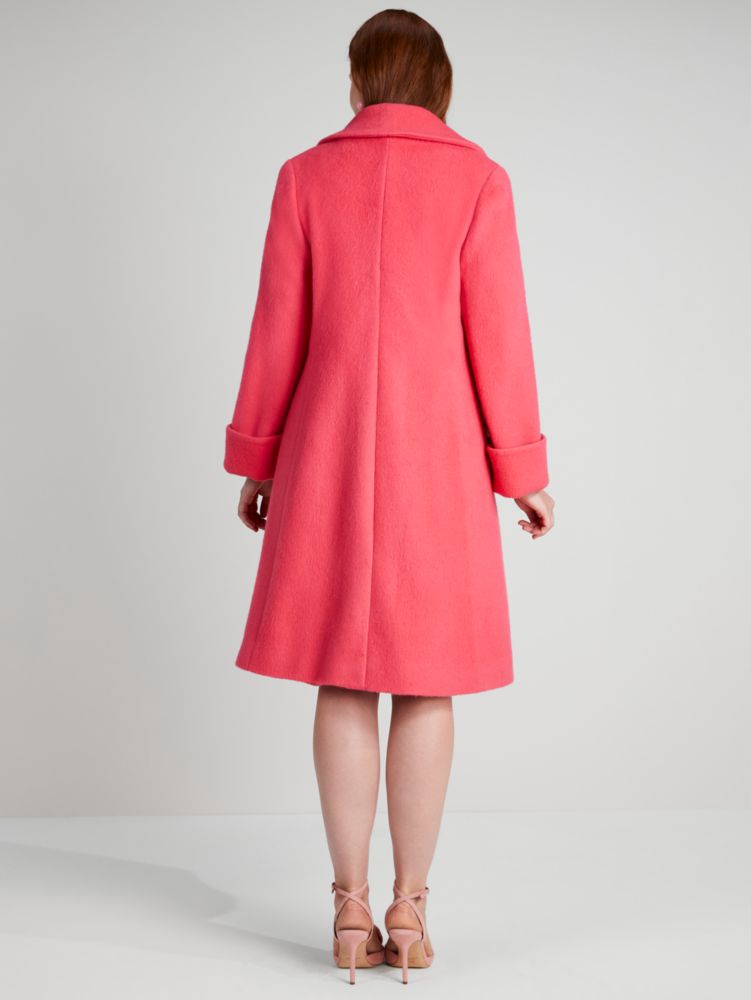 Kate spade red store wool coat