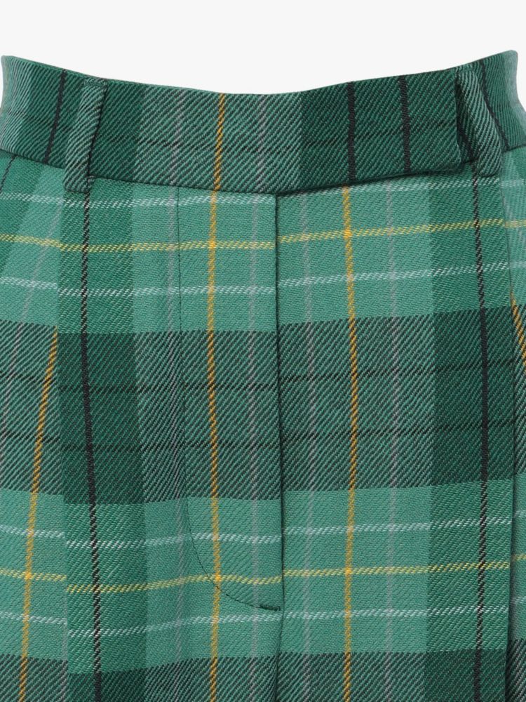 Kate Spade,グリーンハウス プラッド ウール パンツ,ウェア,パイングローブ